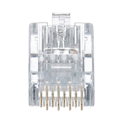 Plug RJ45 Cat5e, Para Cable UTP de Calibres 24-26 AWG, Chapado en Oro de 50 Micras, Paquete de 50 Piezas — PANDUIT · SKU MP588-L