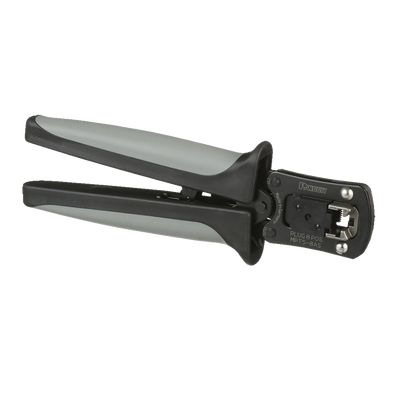 Pinzas Ponchadoras Para Plugs Modulares RJ45, Cat5e, Cat6 y Cat6A, Color Negro — PANDUIT · SKU MPT5-8AS