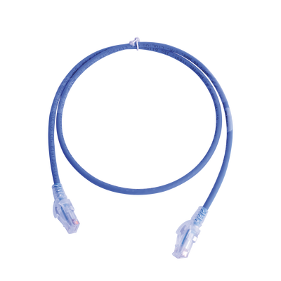 Patch Cord MC6 Modular Cat6 UTP, CM/LS0H, 0.91 Metros (3 Pies), Color Azul, Versión Bulk (Sin Empaque Individual) — SIEMON · SKU MC6-03-06B