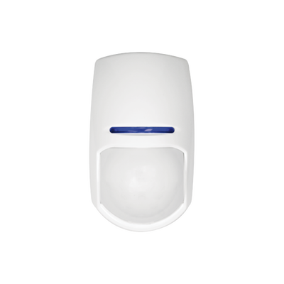 (AX HUB) Detector PIR Interior Inalámbrico / Inmunidad a Mascotas Hasta 24Kg — HIKVISION · SKU DS-PD2-P10P-W