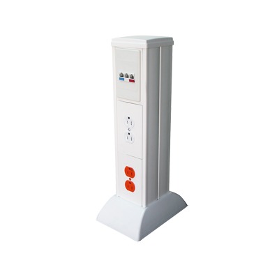 Mini Columna para Concentrar, Distribuir y Ordenar Cables de Energía Eléctrica o Puertos de Datos de Telecomunicaciones (10000-01000) — THORSMAN · SKU TH-MIC