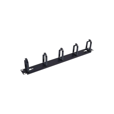 Organizador de Cables con 5 anillos, 1U, 19" Color negro — LINKEDPRO BY EPCOM · SKU LP-CM-01