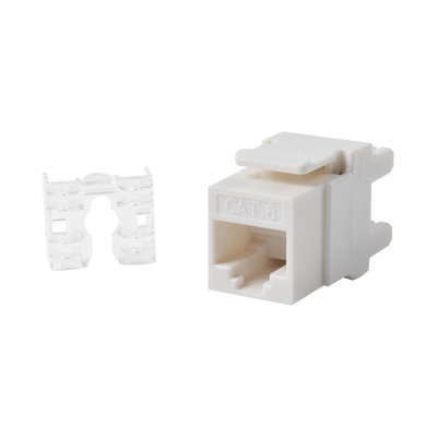 Módulo Jack Keystone Cat6 con Terminación 110 (Punchdown) Ángulo 180 - Color Blanco — LINKEDPRO BY EPCOM · SKU LP-KJ-649-WH