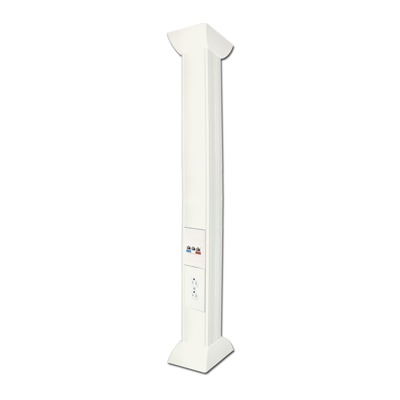 Pole Blanco de 3 Metros (9.84 Pies) para Instalaciones Eléctricas, Voz y Datos, No Incluye Accesorios, Se Venden por Separado los Modelos TEK100DUPLEX (Accesorios de Fijación y Contacto Duplex) y TEK100UNI (Soporte y Tapa Universal) (13000-01000) — THORSMAN · SKU TH-P-3M