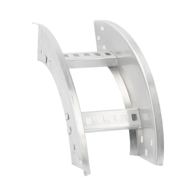 Curva Vertical Exterior de Aluminio de 90° Perfil Z / Peralte 3 1/4" / Ancho 6" / Radio 8" / Incluye Tornillería  — CHAROFIL · SKU CH-VE-908R8X6AK