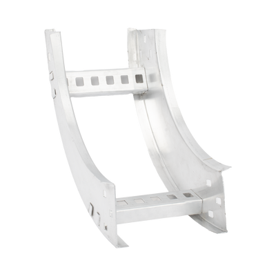 Curva Vertical Interior de Aluminio de 90° Perfil Z / Peralte 3 1/4" / Ancho 6" / Radio 8" / Incluye Tornillería  — CHAROFIL · SKU CHVI908R8X6AK