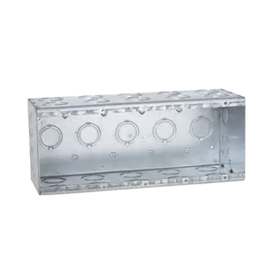Caja Multigang de 5 Gangs/ Profundidad de 3-1/2 Pulgadas (8.89 cm)/ 29 Entradas de 1/2 - 3/4. — RACO · SKU HUB-699
