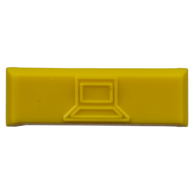 Paquete de 100 Iconos de Datos de Instalación a Presión, Para Jacks Mini-Com de Panduit, De Plástico, Color Amarillo — PANDUIT · SKU CIDYL-C