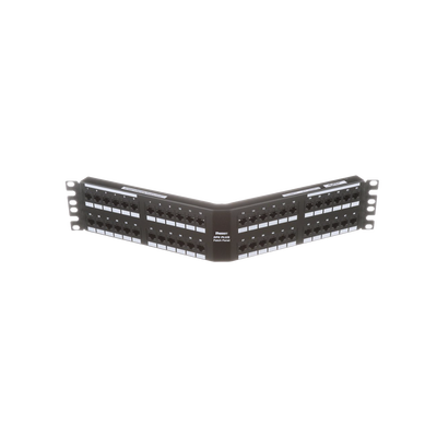 Panel de Parcheo de Impacto (110), Angulado, Categoría 6, de 48 Puertos, 2UR — PANDUIT · SKU DPA48688TGY