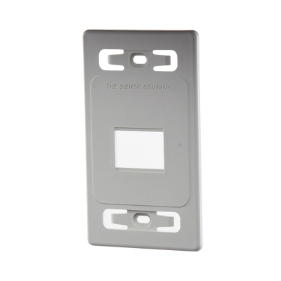 Placa de Pared Modular MAX, de 2 Salidas, Color Blanco — SIEMON · SKU MX-FP-S-02-02
