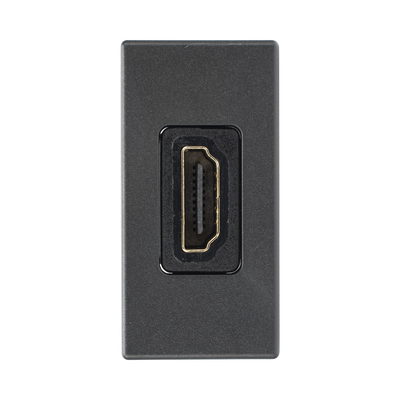 Módulo HDMI Hembra - Hembra Color Grafito / (K129B/14) — SIMON · SKU SM-HDMI-G