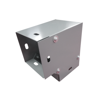 Derivación codo horizontal de 90 grados 65 x 65 mm, fabricado en lámina de acero al carbón — CHAROFIL · SKU CH-DCH9065L