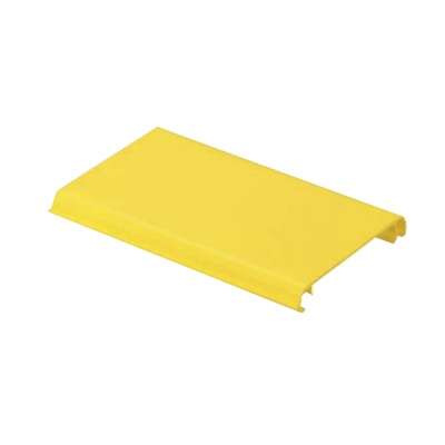 Tapa Con Bisagra a Presión Para Canaleta FiberRunner™ FR4X4YL10, de PVC Rígido, Color Amarillo, 3 m de Largo — PANDUIT · SKU FRHC4YL10