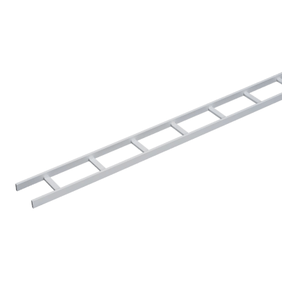 Charola Tipo Escalerilla de Secciones Rectas, 12 in (305 mm) de Ancho, Travesaños a Intervalos de 9 in (229 mm), Tramo de 10 ft (3.05 m), de Acero, Color Blanco — HOFFMAN · SKU LSS12W