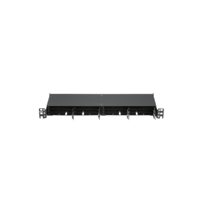 Panel de Distribución de Fibra Óptica, Acepta 12 Cassettes HD Flex en 6 Espacios, Hasta 144 Fibras, 1 UR — PANDUIT · SKU FLEX1UPN06