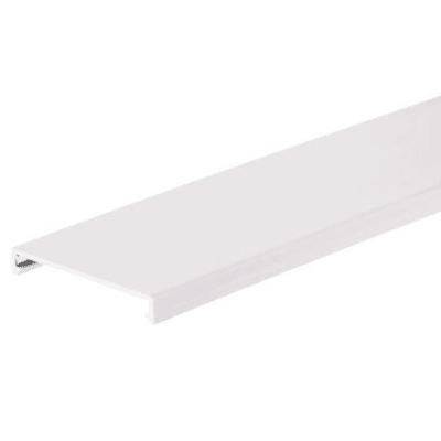 Tapa para Canaleta Ranurada, de 82.6 mm de Ancho, 1828.8 mm de Largo, Color Blanco — PANDUIT · SKU C3WH6