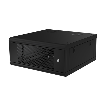 Gabinete de Pared con Puerta Perforada, 635mm de Profundidad, 4U Rack de 19 in, Acero Reforzado — LINKEDPRO · SKU SR-1904-GN2P