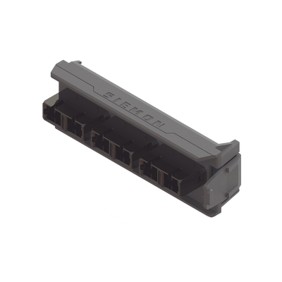 Placa Acopladora LightVerse, 3 Conectores Dúplex SC, Acepta hasta 6 Hilos de Fibra Monomodo o Multimodo (No Shuttered) — SIEMON · SKU LVA06-SCB-BM-A