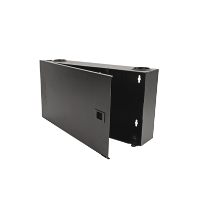 (Lvw-F4-01) Fiber, Enclosure, Lightverse, Wall Mount, Fixed Access, 4 Openings, Black — SIEMON · SKU LVW-F4-01