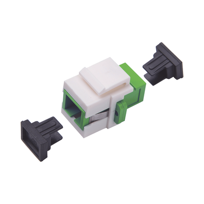 Acoplador Keystone de Fibra Óptica Monomodo SC/APC Simplex a SC/APC — LINKEDPRO BY EPCOM · SKU LP-FO-AD-6150