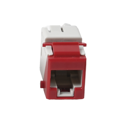 Jack UltraMAX Cat5e, UTP, Tipo Keystone, Color Rojo, Punch Down — SIEMON · SKU U5-K03NS