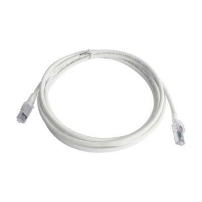 Patch Cord Z-MAX Cat6A S/FTP, CM/LS0H, 3.05 Metros (10 Pies), Color Blanco, Versión Bulk (Sin Empaque Individual) — SIEMON · SKU ZM6A-S10-02B