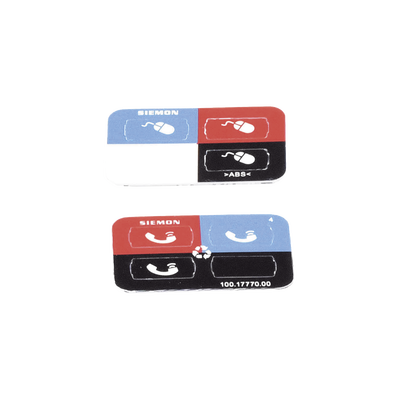 Icono Ultramax para Identificación de Jacks, Color Negro, Bolsa con 100 Piezas — SIEMON · SKU Z-ICON-01B