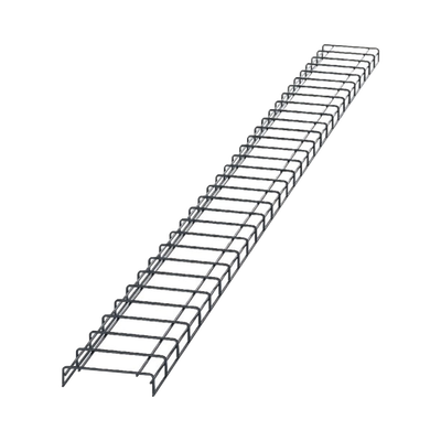 Charola para Canalización Wyr-Grid® Tipo Malla, Con Pintura Electrostática en Color Negro, 8 in (203.2 mm) de Ancho, 53.1 mm de Alto y 3 m de Largo  — PANDUIT · SKU WG8BL10