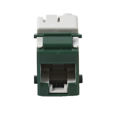 Jack Ultramax Cat5e, UTP, Tipo Keystone, Color Verde, Punch Down — SIEMON · SKU U5-K07NS