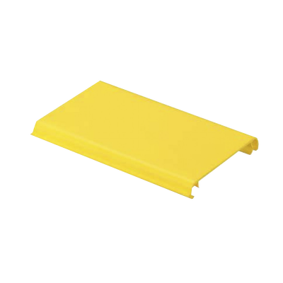 Tapa Con Bisagra a Presión Para Canaleta FiberRunner™ FR4X4YL6, de PVC Rígido, Color Amarillo, 1.8 m de Largo — PANDUIT · SKU FRHC4YL6