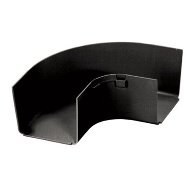Ángulo Recto a 90º Horizontal, Para Canaletas FiberRunner™ 4X4, Color Negro — PANDUIT · SKU FRRA4X4BL