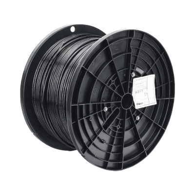 Bobina de Cable UTP de 4 Pares OSP (Planta Externa), Cat6 de Rango Extendido, 22 AWG, Color Negro, 305 Metros (1000 Pies). — PANDUIT · SKU PUO6C2204BL-GZ
