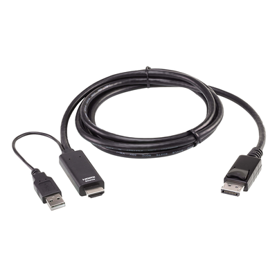 Cable HDMI a DisplayPort True 4K de 1,8 m — ATEN · SKU 2L7D02HDP