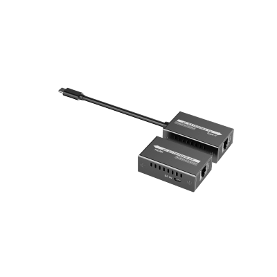 Extensor Mini 4K120Hz USB-C a HDMI | Transmisión 18 Gbps | Distancia 60m 4K@60Hz | HDR10 / HDCP 2.2 | Protección ESD ±8KV | Alimentación por Fuente de Señal — EPCOM TITANIUM · SKU TT600TH