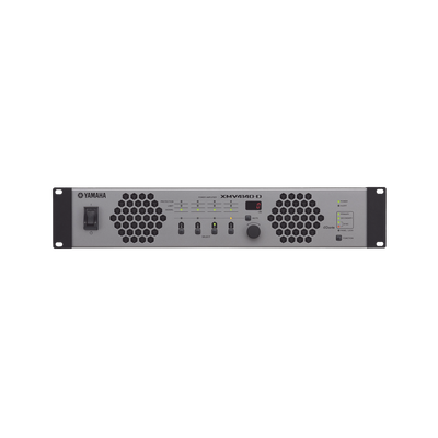 Amplificador de Audio Multicanal con Conexión Análoga | DANTE | 4 Canales, 140W | 8 OHMS | 70/100V — YAMAHA · SKU XMV4140D