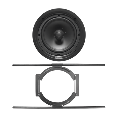 KIT de Bocina de Techo TruAudio de 8in PP8 con Soporte de Acero Rígido para Techos Suspendidos — TRUAUDIO · SKU PP8/S