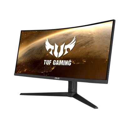 Monitor Curvo 34 pulgadas / 21:9 / Resolución 3440x1440 / VA LED / 180Hz / 1ms / HDR10 / Adaptive-Sync — ASUS · SKU VG34VQL1B