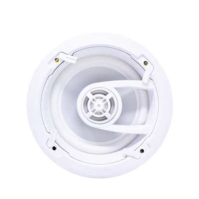 Ghost series, altavoz de 3 vías de plafón 9in, diseño trugrip  sin herramientas, woofer de polipropileno blanco, 150w 8ohms — TRUAUDIO · SKU G92