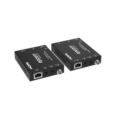 Extensor HDMI 4K@60Hz | PoC Bidireccional | HDR y Dolby Vision | Audio ARC y Óptico | Transmisión hasta 70m por CAT6 — EPCOM PROAUDIO · SKU EPC-EDB70CG