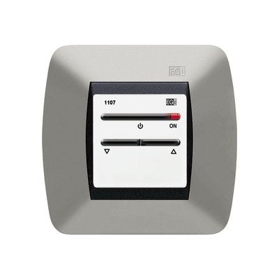 MODULO DE ENCENDIDO/APAGADO Y REGULACIÓN DE VOLUMEN PARA BASE 1105. BLANCO — EGI AUDIO SOLUTIONS · SKU 1107.10