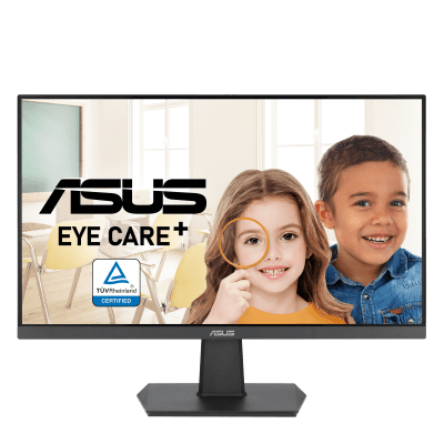 Monitor LED LCD ASUS VA27EHF / 27 Pulgadas / Resolución Full HD 1920x1080 / Relación de Aspecto 16:9 / Frecuencia de Refresco 100 Hz / Clase de Eficiencia Energética E / Garantía de 7 Años · SKU VA27EHF