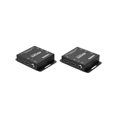 Kit Extensor HDMI | 4K30 hasta 100m | Cat6 | Transmisión sin Compresión | Soporta PoC Bidireccional | EDID y Audio 5.1CH — EPCOM PROAUDIO · SKU EPC-ED9100R2