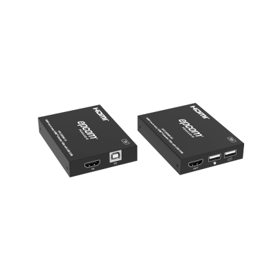 Extensor HDMI con KVM | Sobre IP | Transmisión hasta 150m | Cat5e/6 | HDCP 1.4 | 1080p | Control IR | Compatible con Switch 1G — EPCOM PROAUDIO · SKU EPC-E5200K