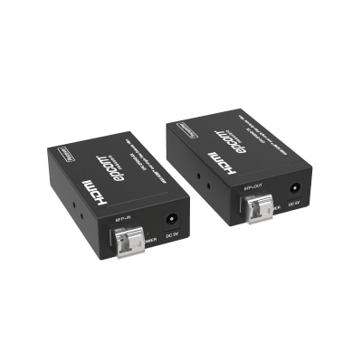 Extensor HDMI sobre Fibra Óptica | Resolución 4K2K@60Hz | Monomodo | 4:4:4 | Ancho de Banda 18 Gbps | Distancia hasta 10 km | HDCP 2.2 | HDR10+ Dolby Vision | Audio 7.1CH  — EPCOM PROAUDIO · SKU EPC-EF03HD