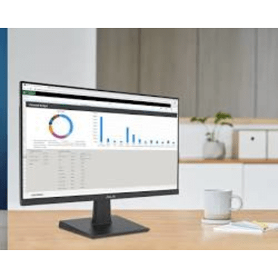 Monitor Gaming 23.8" Full HD IPS / 100 Hz SmoothMotion / 1 ms MPRT / Adaptive-Sync VRR / Tecnología ASUS Eye Care / Sin Marco / Montaje VESA 100x100 · SKU VA24EHF