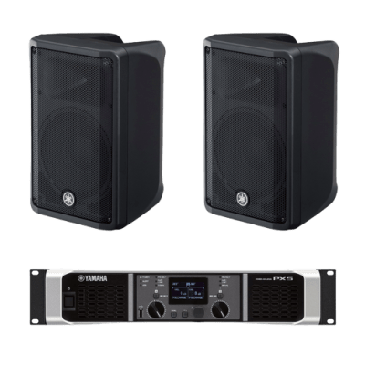 Kit Refuerzo Sonoro | Incluye 2 Bocinas CBR10 y 1 Amplificador PX5 | Ideal para Audio en primer Plano — YAMAHA · SKU CBR10KIT/PX