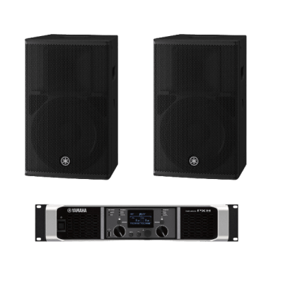 Kit Refuerzo Sonoro | Incluye 2 Bocinas CHR12 y 1 Amplificador PX8 | Ideal para Aplicaciones de Música en Primer Plano — YAMAHA · SKU CHR12KIT/PX