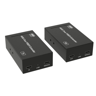 Extensor USB-C 4K60 sobre fibra única hasta 10 km — EPCOM PROAUDIO · SKU EPC-EF03UC