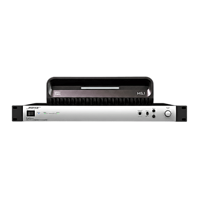 KIT Amplificador IZA2120LZ y Streamer de Audio Modular MS.1 | PoE + USB-C | HDMI eARC + Óptica + RCA | Bluetooth LE Audio | WiFi | Control4-Crestron-Elan-RTI-URC-Savant-Lutron | AirPlay2-GoogleCast-SpotifyConnect — VSSL · SKU MS1/2120LZ