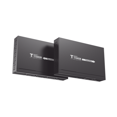 Kit Extensor MATRICIAL HDMI para distancias de 120 metros | Resolución 1080P @ 60Hz | Cat6 | Soporta 100 TX de entrada e Ilimitados RX en la salida | Control por PC, Control Remoto y Botón | Compatible con Switch IGMP. — EPCOM TITANIUM · SKU TT-383-MATRIX-4.0